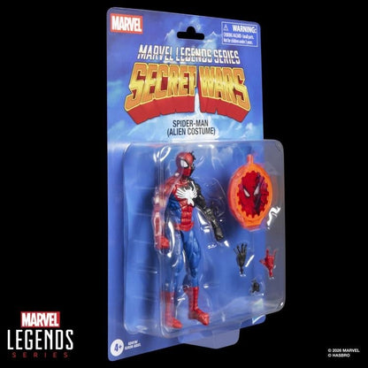 Hasbro Marvel Legends Secret Wars Spider-Man Alien Costume Plastic Action Figure - View 12