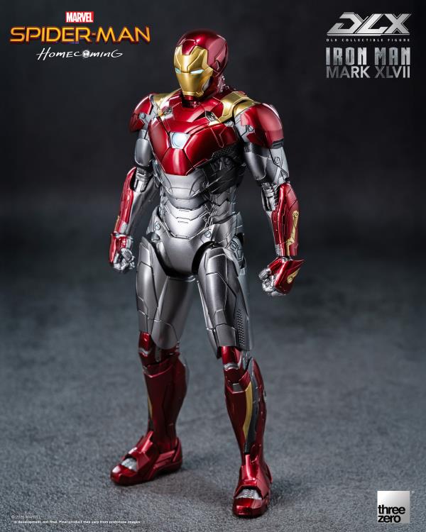 threezero Spider-Man: Homecoming DLX Iron Man Mark 47 1/12 Scale Action Figure - View 3