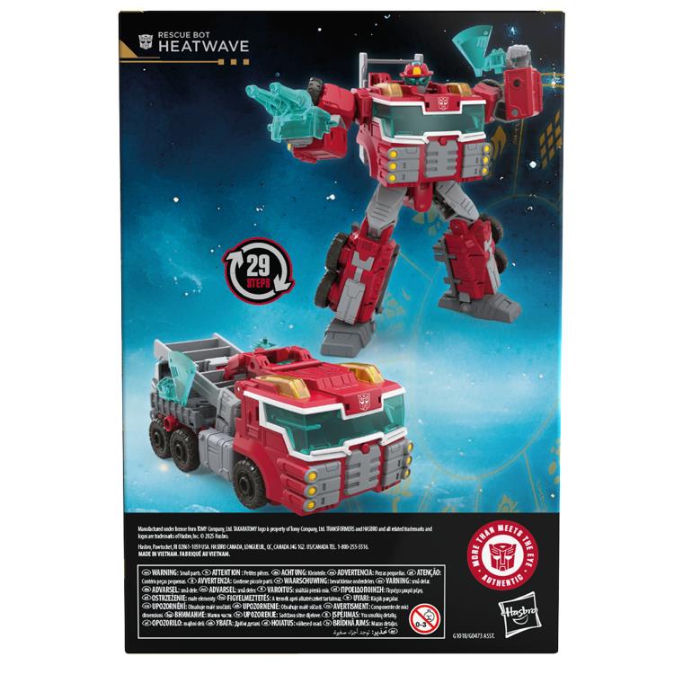 Hasbro Transformers: Age of the Primes Voyager Class Rescue Bot Heatwave Plastic Action Figure - View 8
