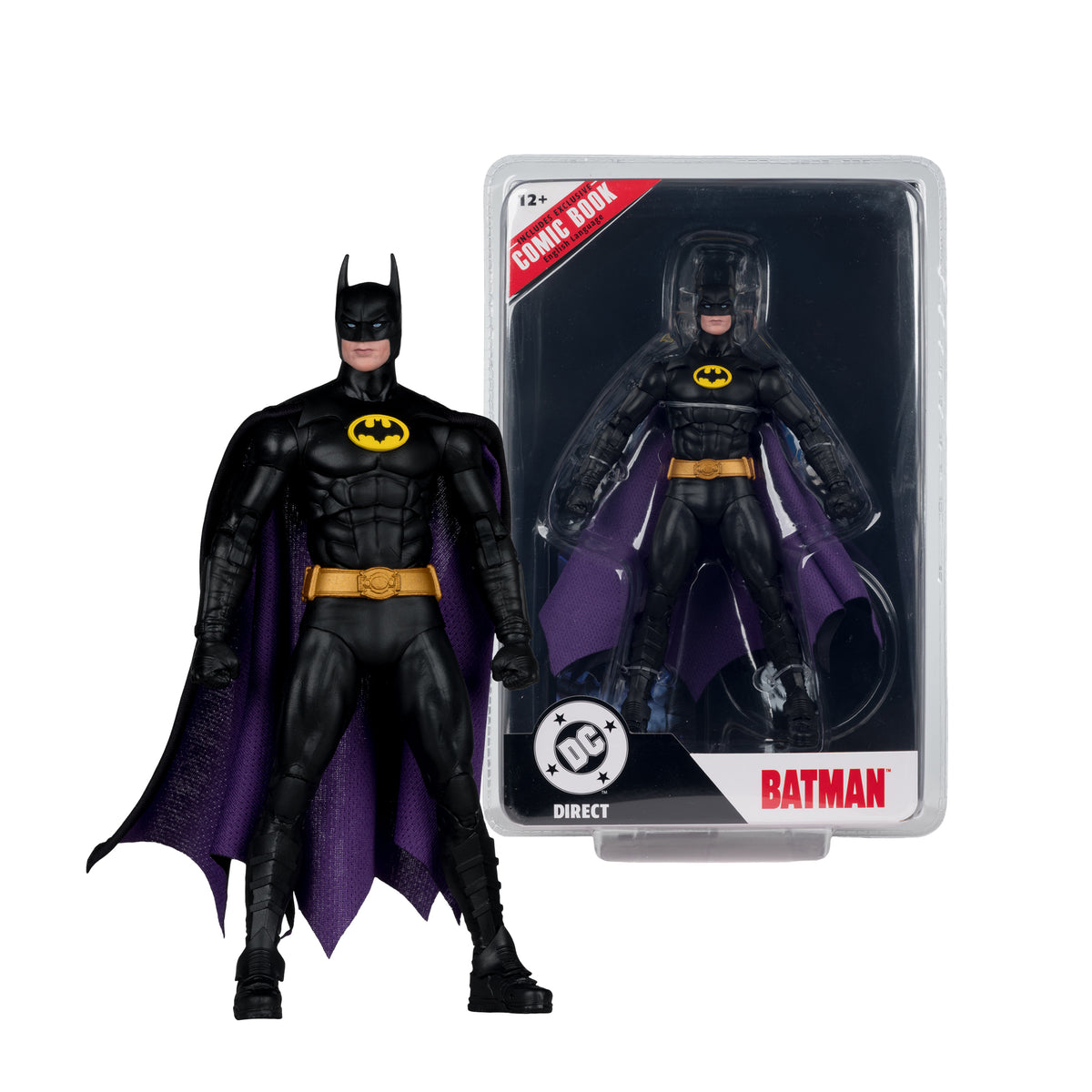 McFarlane Toys DC Direct Page Punchers Batman '89 #6 Batman 7-Inch Action Figure with Comic - View 13