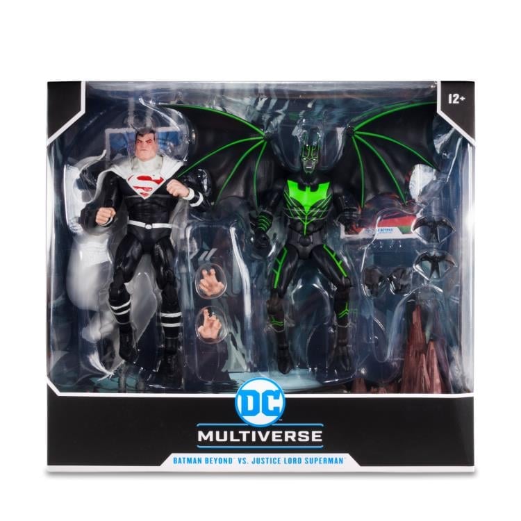 McFarlane Toys DC Multiverse Batman Beyond Comic Batman vs. Justice Lord Superman Action Figure Two-Pack - View 15