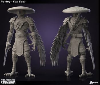 Spero Studios Animal Warriors of The Kingdom Primal Collection Series 2 Raving Figure - View 7