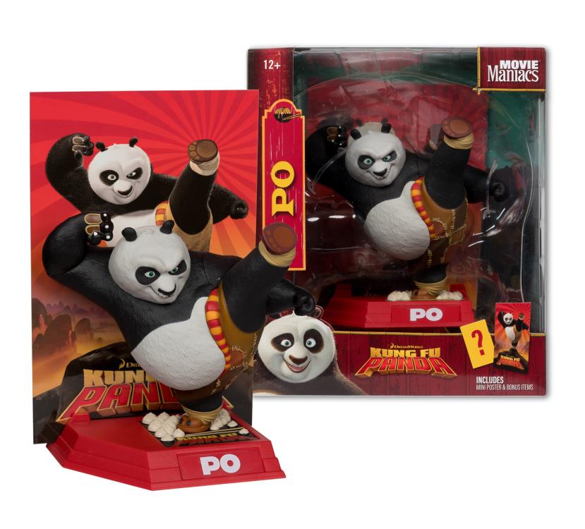 McFarlane Toys Kung Fu Panda Movie Maniacs Po 6-Inch Limited Edition Figure - View 8