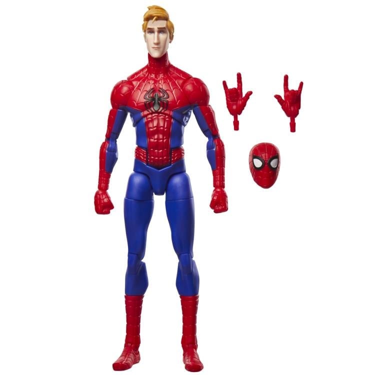 Hasbro Spider-Man: Across the Spider-Verse Marvel Legends Peter Parker Plastic Action Figure - View 9