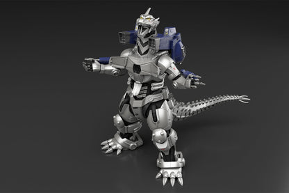 Aoshima Godzilla Against Mechagodzilla Kiryu 9.5-Inch Model Kit (Reissue) - View 9