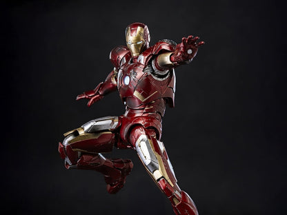 threezero Marvel Infinity Saga DLX Iron Man Mark 7 (Battle Damaged Ver.) 1/12 Scale 7-Inch Action Figure - View 2