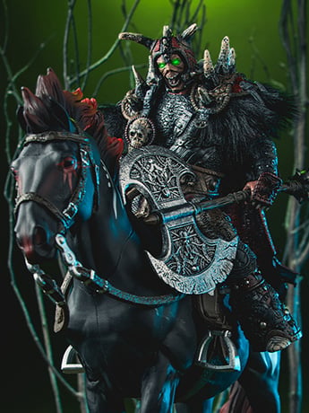 McFarlane Toys Spawn: The Dark Ages Spawn the Bloodaxe with Horse Action Figure Two-Pack