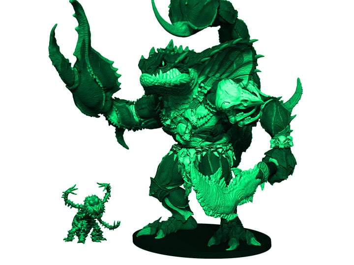 IgoStuff Monstors Lizard-Bro (Glow-In-The-Dark Ver.) Plastic Action Figure - View 2