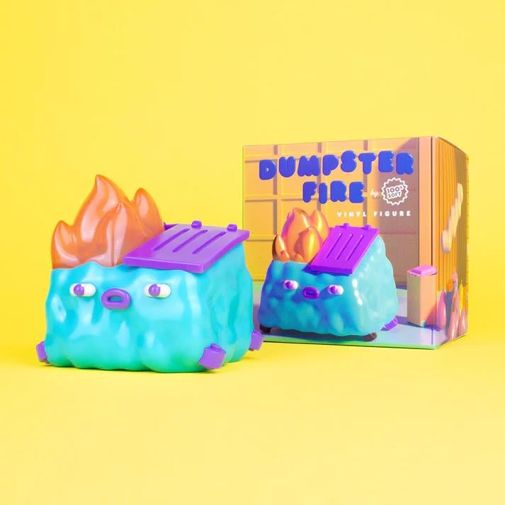 100% Soft Dumpster Fire GlanderCo 3.5-Inch Vinyl Figure - View 14