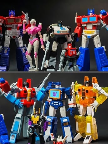 AULDEY Transformers Alpha Action Elite Vol. 1 Box of 6 Random Plastic Action Figures