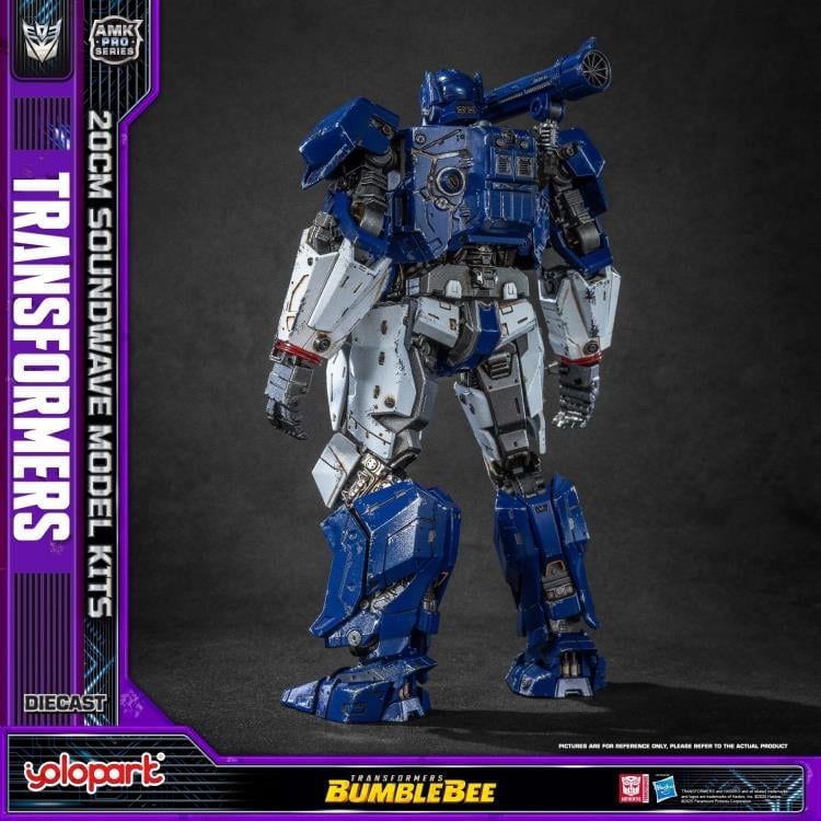 Yolopark Transformers: Bumblebee AMK Pro Soundwave 7.9-Inch Model Kit with Ravage - View 14