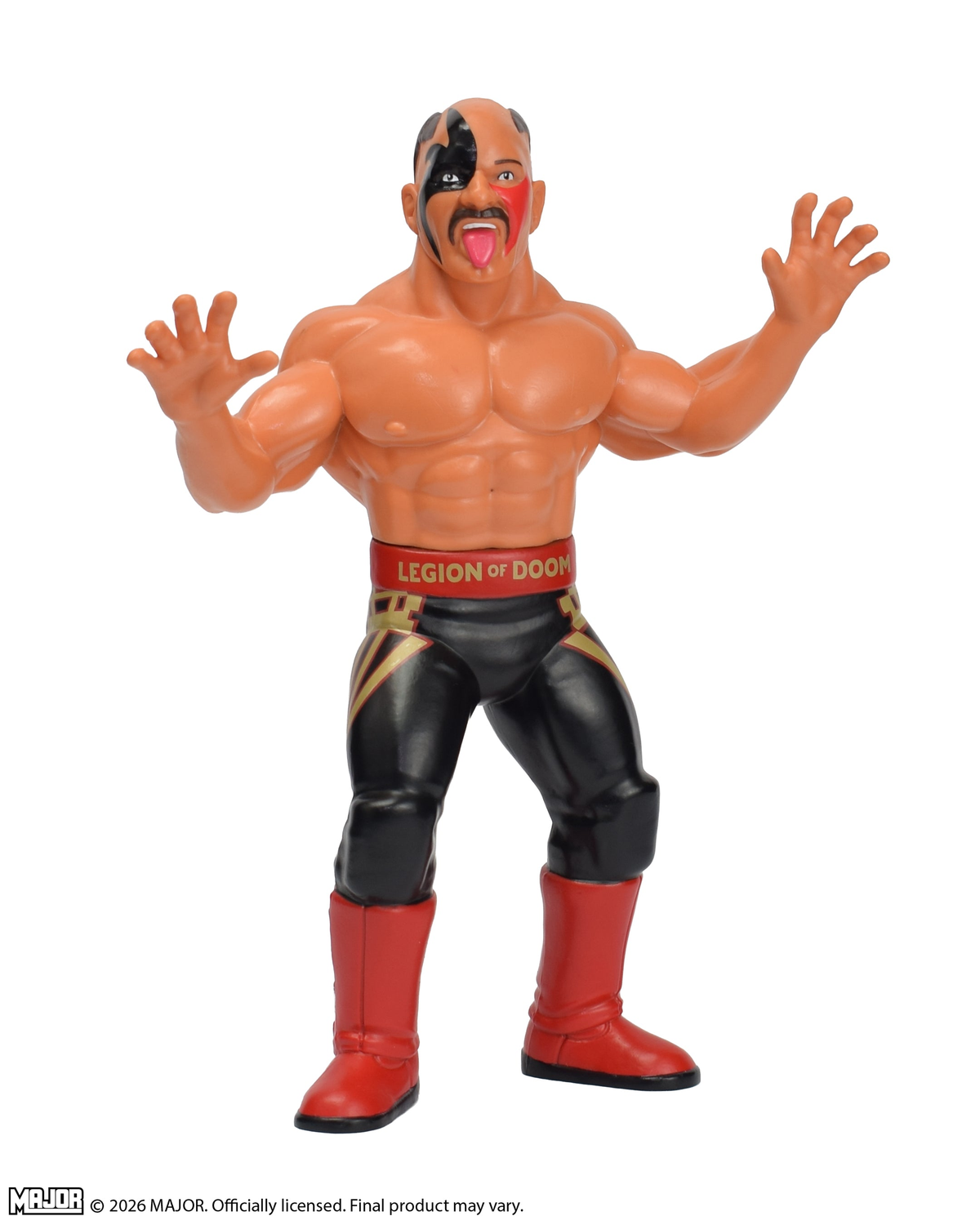 Major Big Rubber Guys Road Warrior Hawk (Gold) 8-Inch Wrestling Figure - View 4
