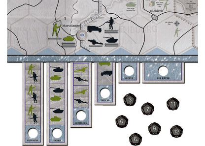 Renegade Game Studios Axis & Allies: Battle of the Bulge Strategy Board Game - View 7