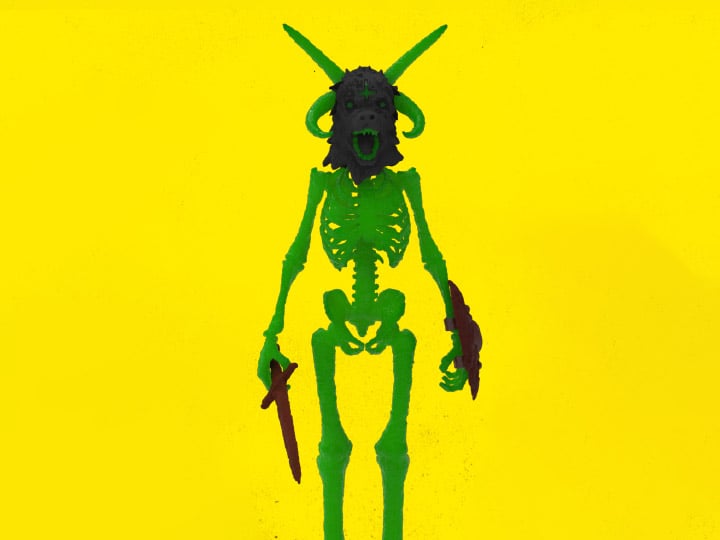 Severed Toys Mork Borg Dread Risen (Glow-in-the-Dark) 1/12 Scale Limited Edition Action Figure - View 2
