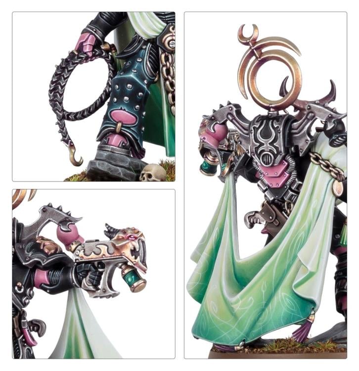 Games Workshop Warhammer 40,000 Emperor's Children Lord Exultant Citadel Plastic Miniature - View 5