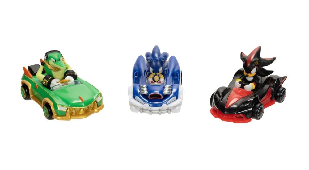 Jakks Pacific Sonic the Hedgehog Wave 4 Die-Cast 1/64 Scale Vehicles Set of 3 - View 3