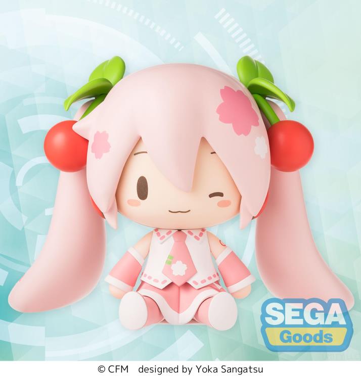 Sega Vocaloid Fuwa Petit Sakura Miku Chibi Figure 3-Inch - View 6