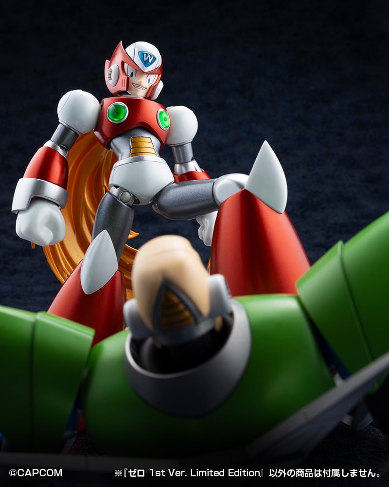 Kotobukiya Mega Man X Zero (1st Ver. Limited Edition) 1/12 Scale Model Kit 5.7-Inch - View 10