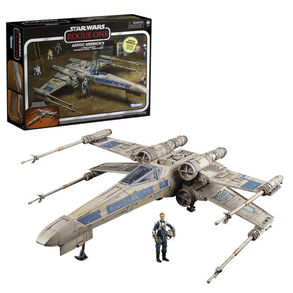 Hasbro Star Wars The Vintage Collection Antoc Merrick's X-Wing Fighter with Action Figure from Rogue One - View 15
