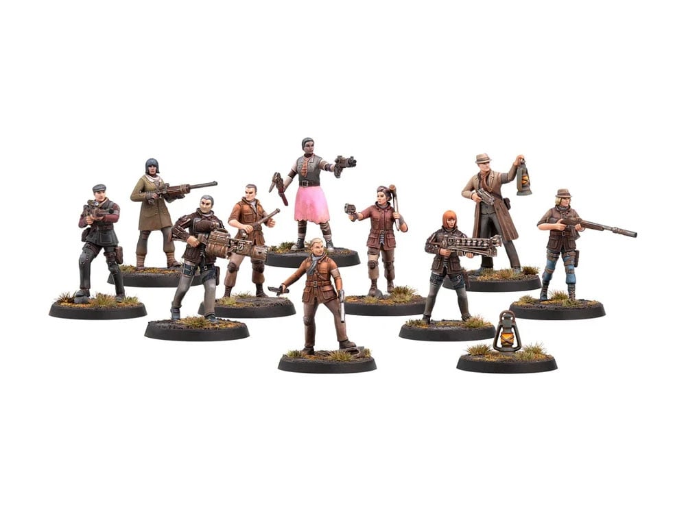Modiphius Fallout The Railroad Core Box Resin Miniatures Set - View 2