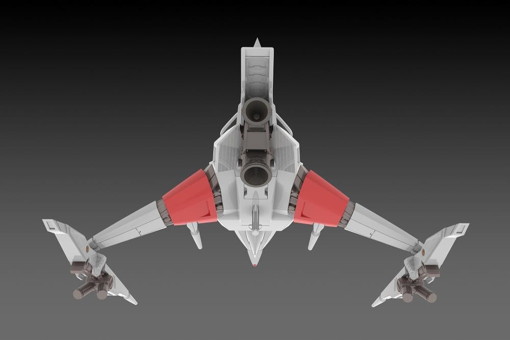 Plum Darius 3F-1B Silver Hawk Space Fighter 1/144 Scale Model Kit (Reissue) - View 5