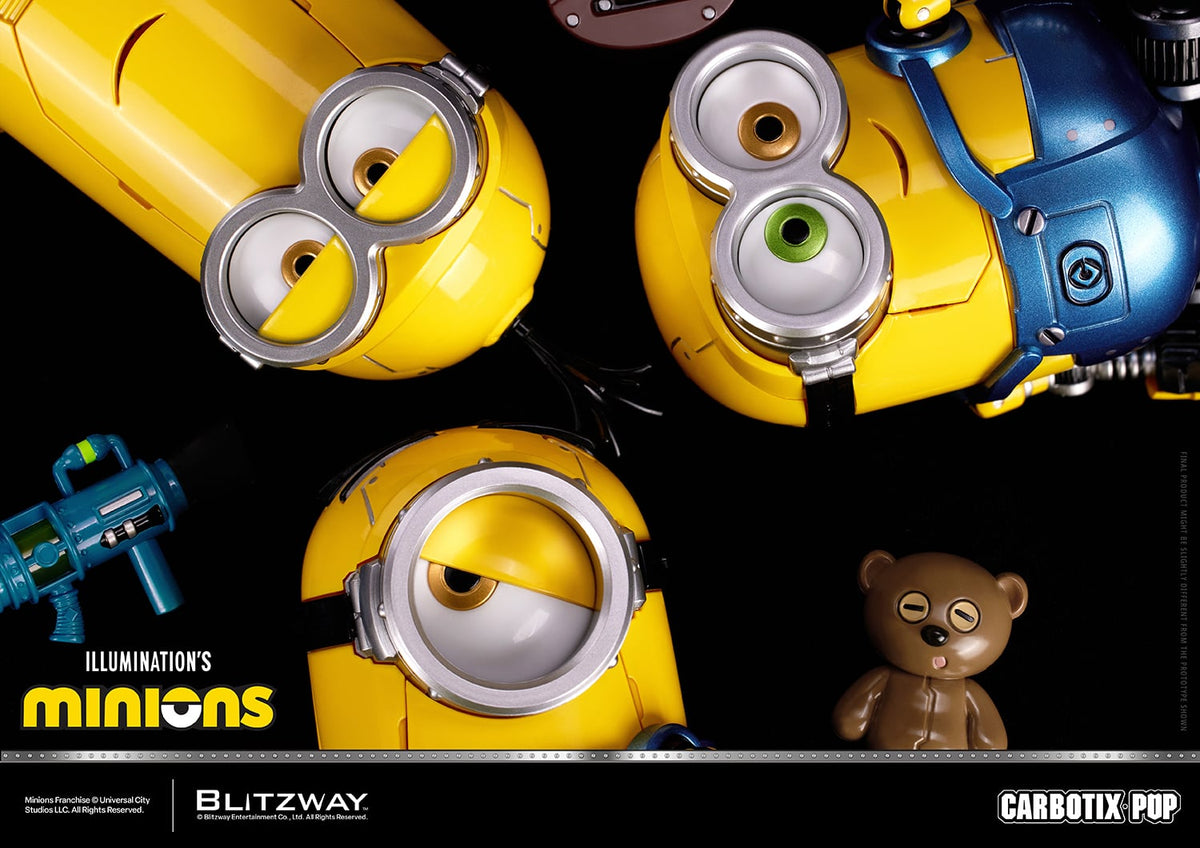 Blitzway Minions Carbotix Pop Stuart 4.5-Inch Action Figure - View 11