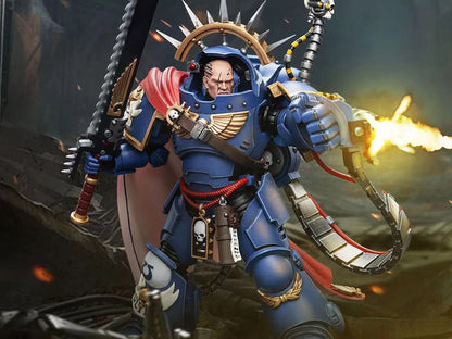 JoyToy Warhammer 40K Ultramarines Captain in Gravis Armour 1/18 Scale Action Figure - View 2