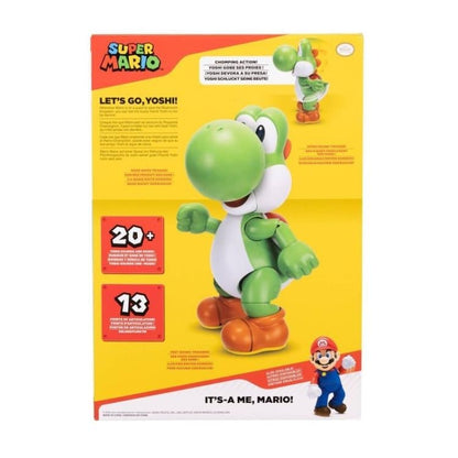 Jakks Pacific World of Nintendo Let's Go, Yoshi! 12-Inch Scale Interactive Figure - View 7