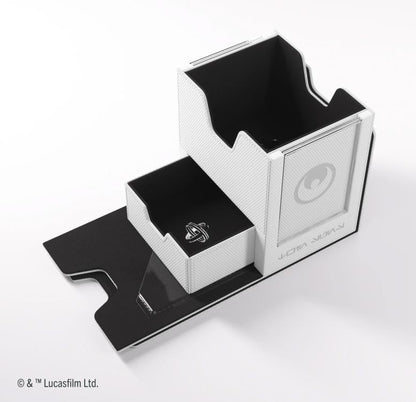 Gamegenic Star Wars: Unlimited Twin Suns White and Black Deck Pod in Hexafyber Material - View 9