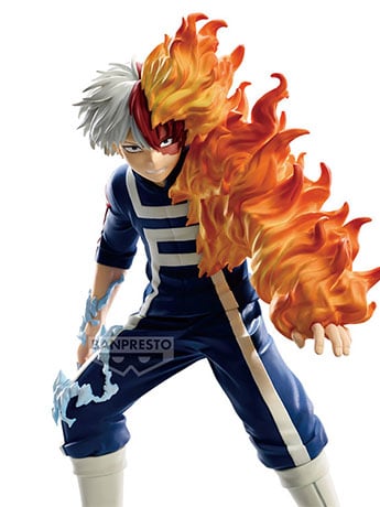 Bandai Banpresto My Hero Academia The Amazing Heroes Shoto Todoroki (Sports Festival Ver.) 7.1-Inch Figure