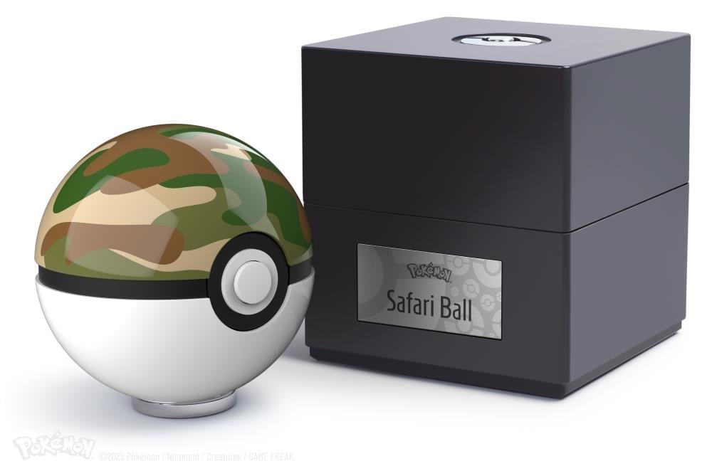 The Wand Company Pokemon Electronic Safari Ball Replica in Metal - View 7