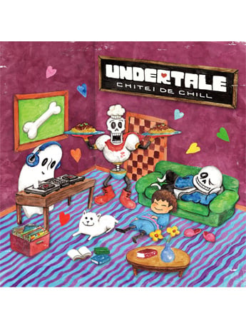 Square Enix Products Undertale: Chitei de Chill Vinyl Record 2XLP