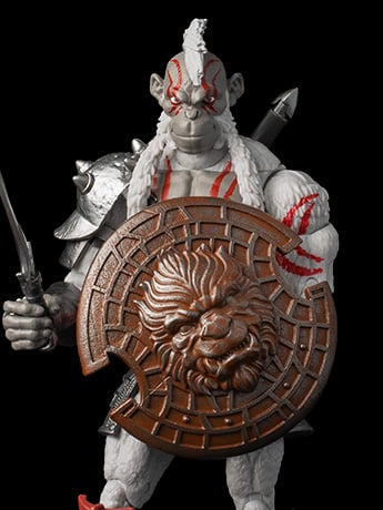 Spero Studios Animal Warriors of The Kingdom Primal Collection Gladiator Pale 6.5-Inch Action Figure