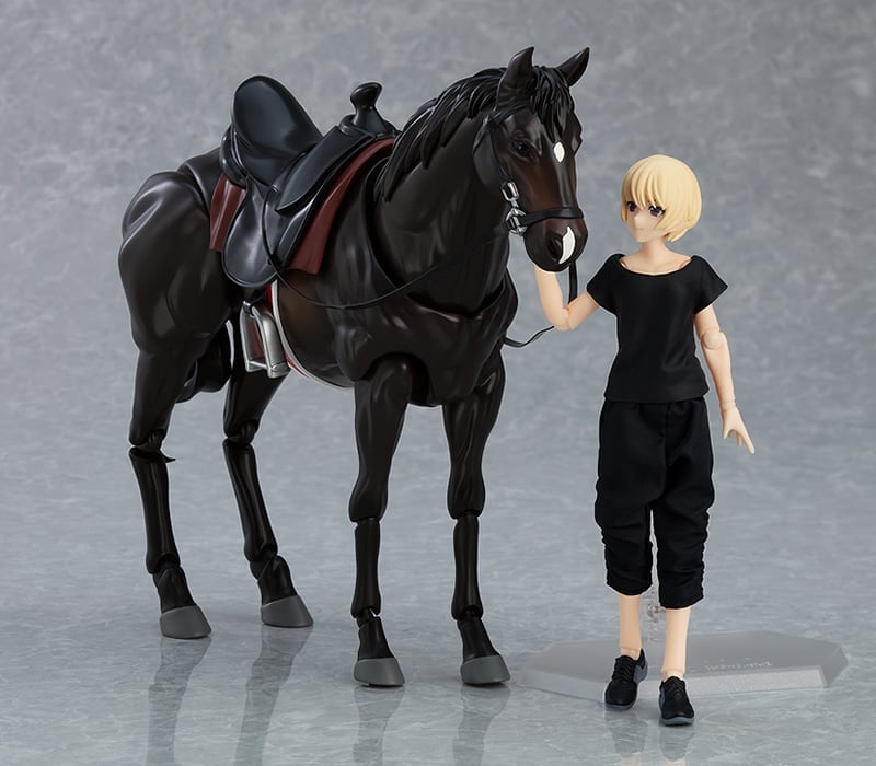 Max Factory figma No.490c Horse (Dark Bay) Version 2.0 Action Figure, 8-Inch - View 7