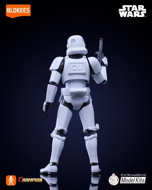 Blokees Star Wars Champion Class 02 Stormtrooper Model Kit in PVC and ABS - View 4