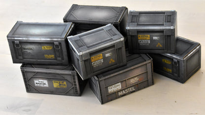Extreme-Sets Multiverse Collection Rustic Crate Pack 1/12 Scale Cardboard Pop-Up Diorama - View 3