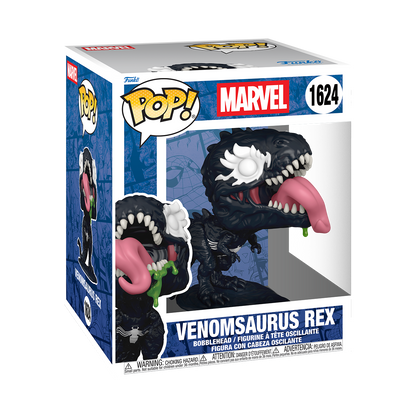 Funko Pop! Marvel Comics #1624 Super Sized 6-Inch Venomsaurus Rex Vinyl Figure - View 4