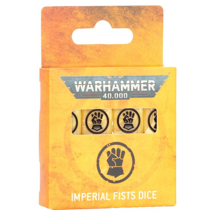 Games Workshop Warhammer 40,000: Imperial Fists Acrylic Dice Set - View 4