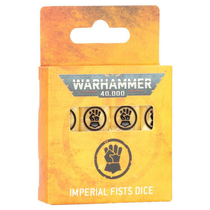 Games Workshop Warhammer 40,000: Imperial Fists Acrylic Dice Set - View 4