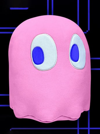 Toynk Pac-Man Classic Pinky Ghost 7-Inch Soft Plush Toy