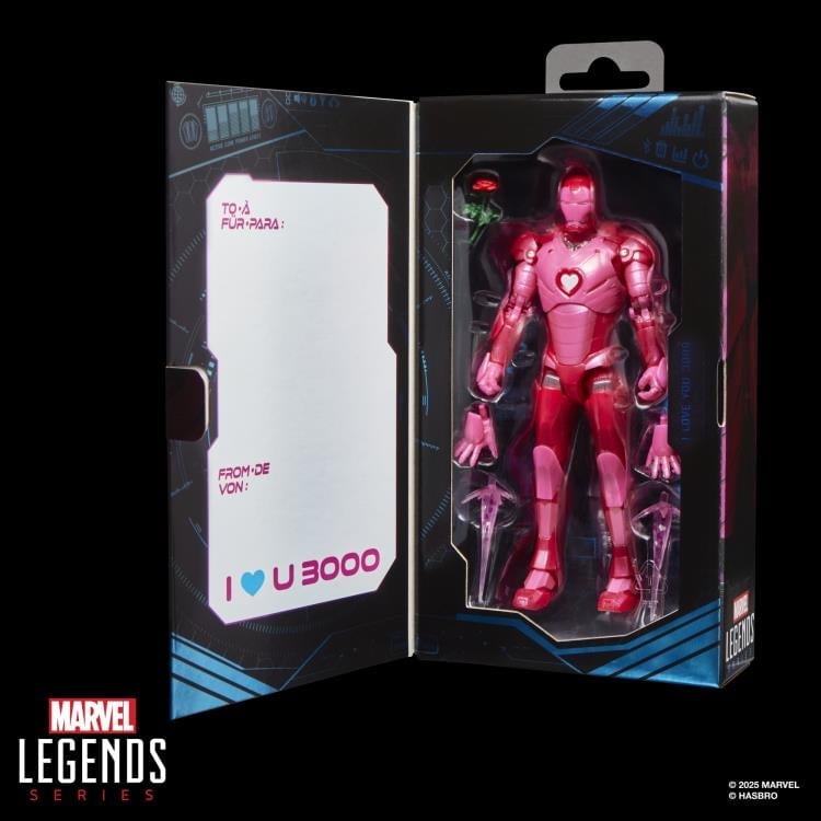 Hasbro Marvel Legends I Love You 3000 Iron Man (Pink) Action Figure - View 9
