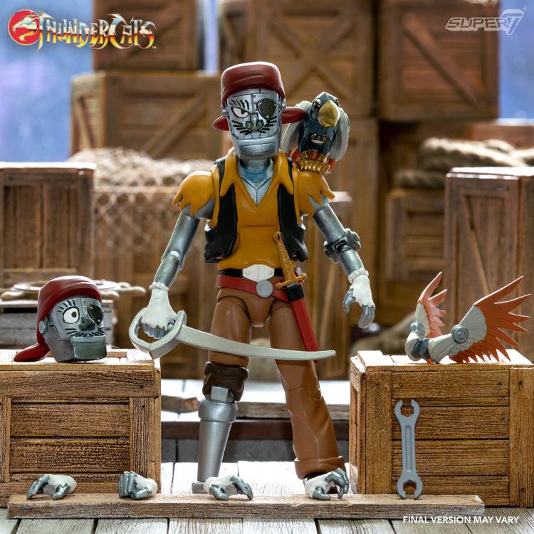 Super7 ThunderCats Ultimates! Captain Cracker and Polly Action Figure - View 3