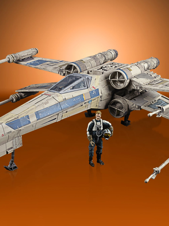 Hasbro Star Wars The Vintage Collection Antoc Merrick's X-Wing Fighter with Action Figure from Rogue One