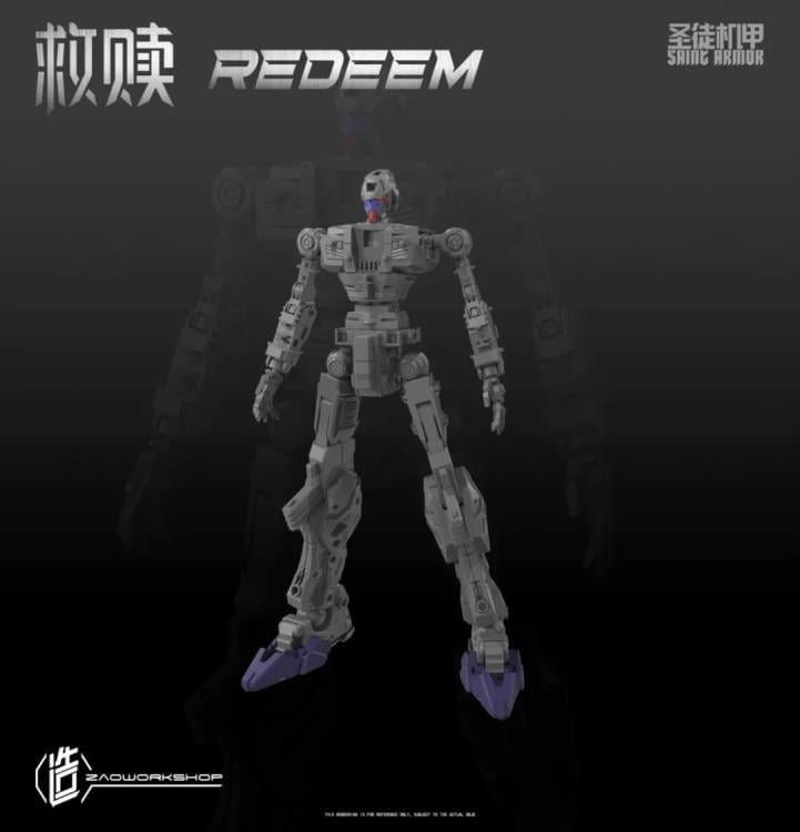 ZaoWorkshop Saint Armor Redeem 1/100 Scale Plastic Model Kit, 8.3-Inch - View 8
