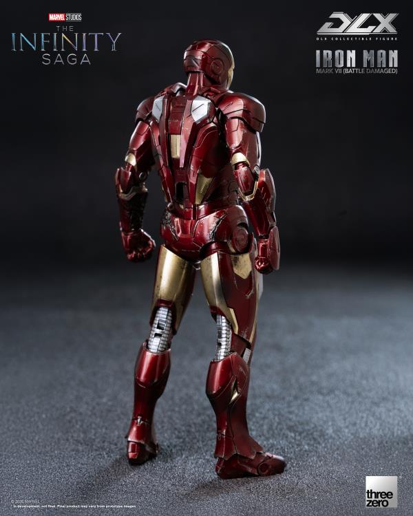 threezero Marvel Infinity Saga DLX Iron Man Mark 7 (Battle Damaged Ver.) 1/12 Scale 7-Inch Action Figure - View 13