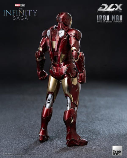threezero Marvel Infinity Saga DLX Iron Man Mark 7 (Battle Damaged Ver.) 1/12 Scale 7-Inch Action Figure - View 13