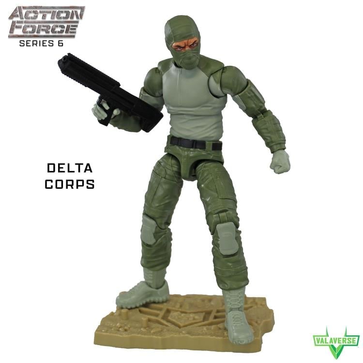Valaverse Action Force Delta Corps Trooper 1/12 Scale Plastic Action Figure - View 4