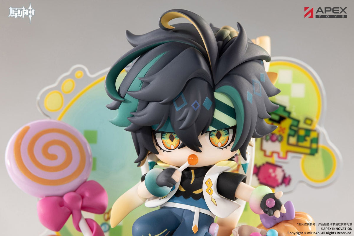 Apex Genshin Impact Twilight Whimsy Kinich Chibi Figure (With Bonus) 4-Inch - View 13