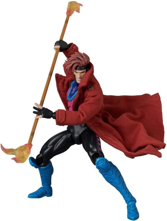 Medicom Toy MAFEX No.287 Marvel Comics Gambit (Comic Variant Ver.) Action Figure, 6-Inch - View 11