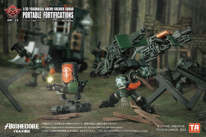 Toys Alliance Archecore ARC-23 Yggdrasill Arche-Soldier Squad Portable Fortifications Set - View 13